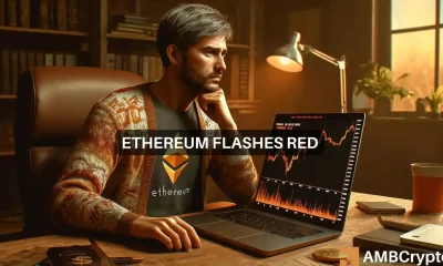 Longs liquidated as Ethereum wraps up the month with over 6% loss