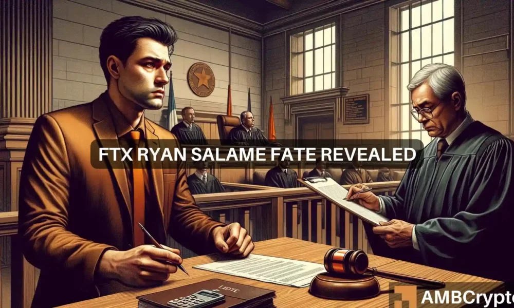 FTX Exec Ryan Salame Sentenced To 90 Months In Prison - AMBCrypto