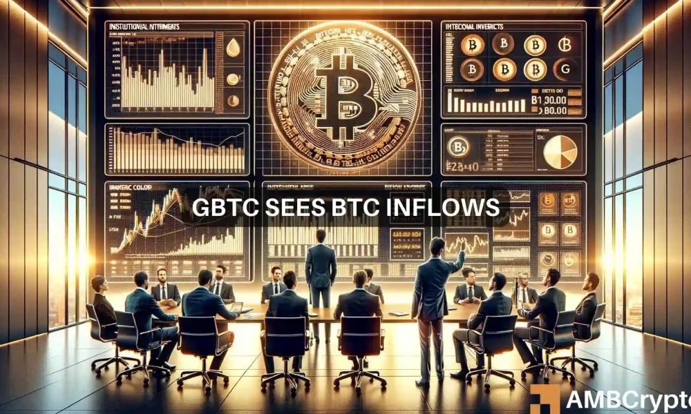 BTC ETFs: Grayscale GBTC inflows near $1B in 1 week, analyst says…