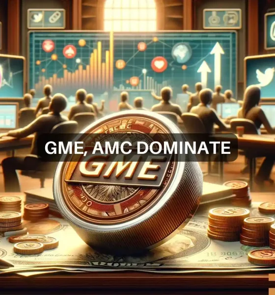 GME, AMC dominate