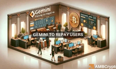 Gemini to repay users