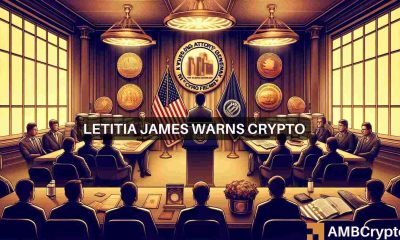 Letitia James warns crypto firms: ‘Play by same rules’ or…