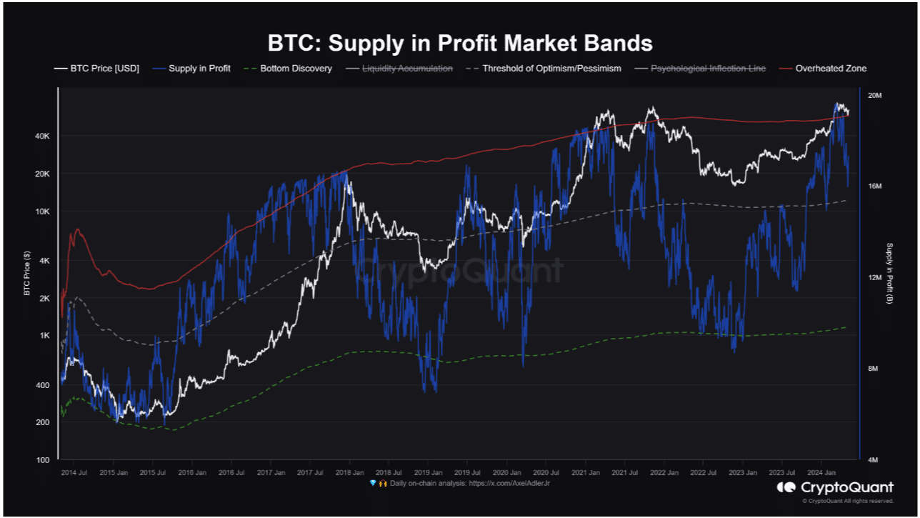 Bitcoin Supply in Profit