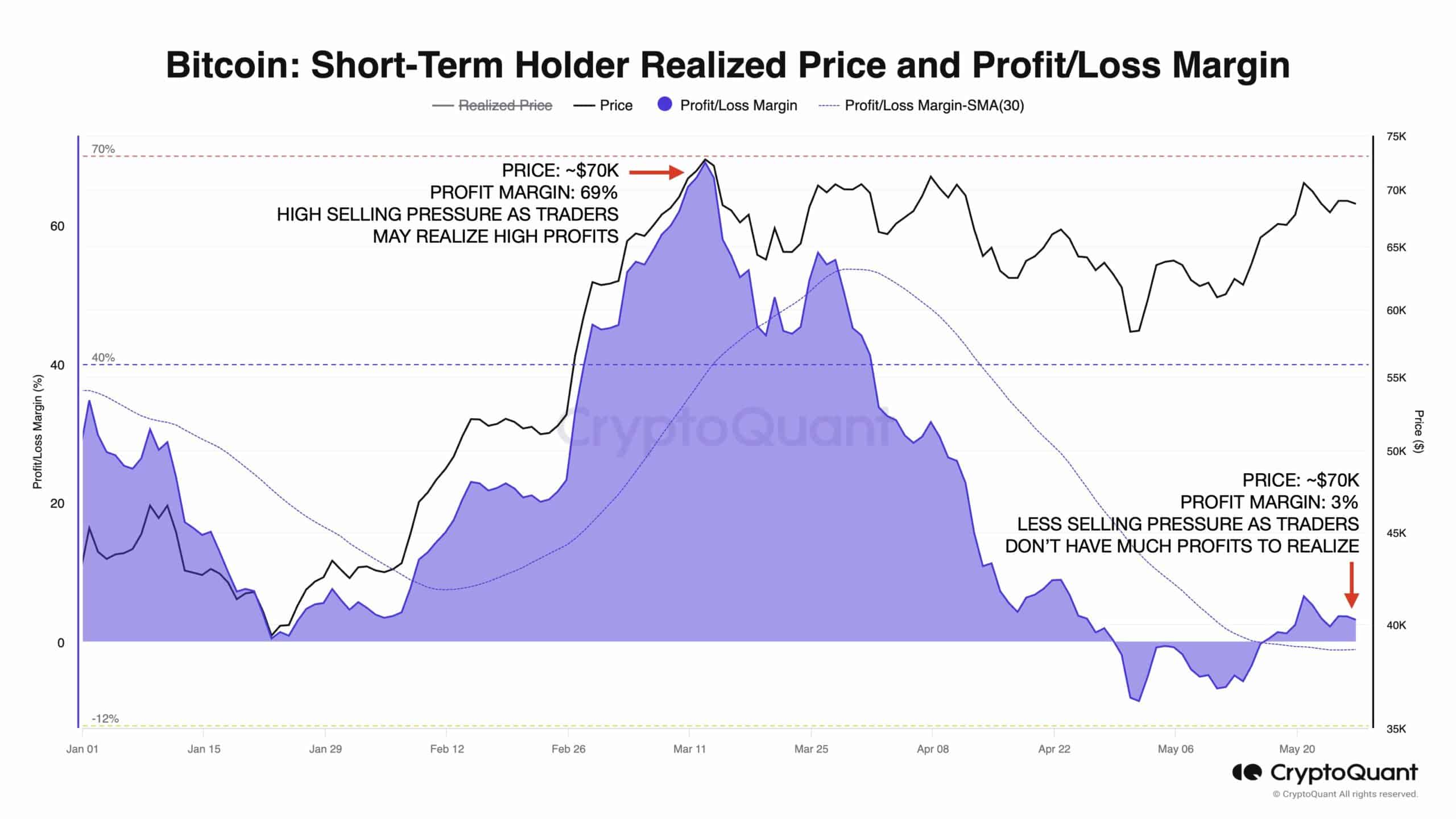 Bitcoin Profit/Loss Margin