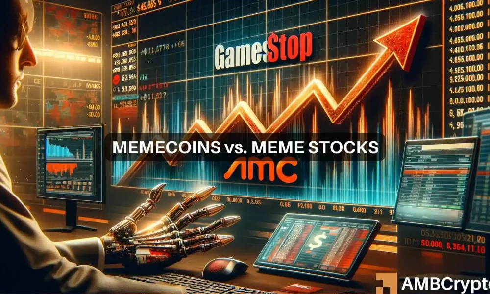 Memecoins ‘just better’: GME, AMC drop raises questions