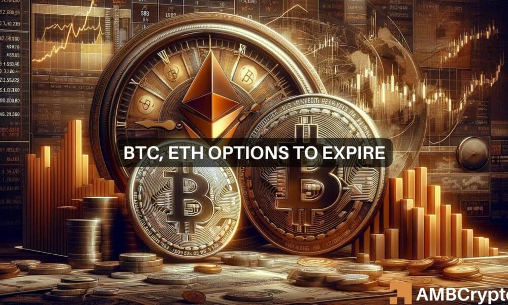 $4.7B in Bitcoin, Ethereum options set to expire! Predictions to go awry?