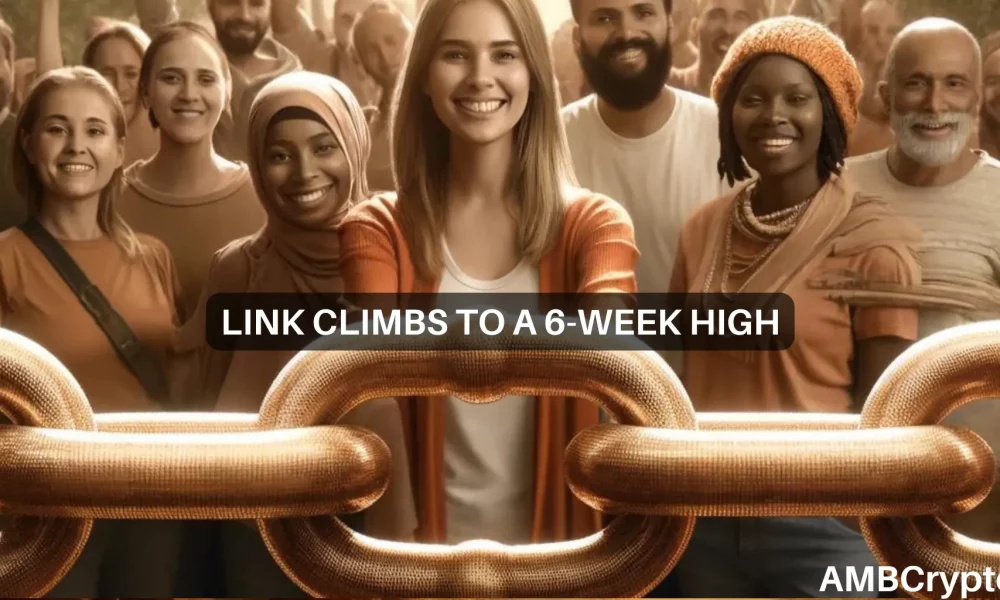 Chainlink: 62% of holders ‘in the money’ as LINK hits 6-week high