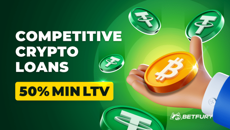 Earn Using BetFury Crypto Loans With the Lowest Interest Rate