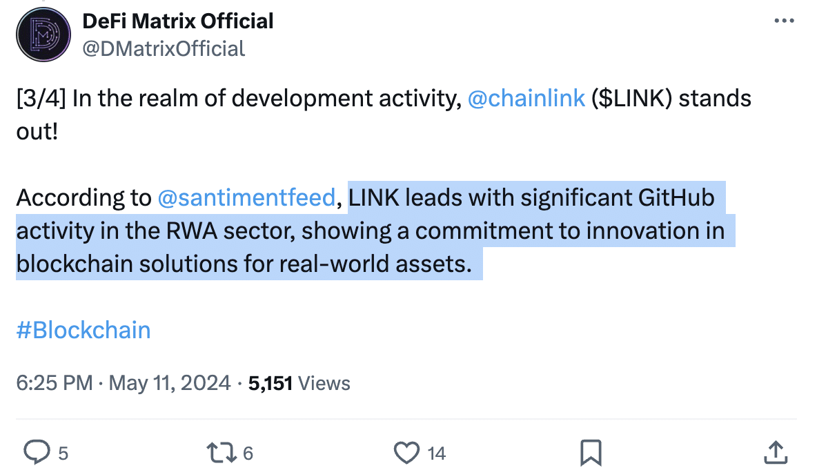 Ce que l'activité de développement croissante de Chainlink signifie pour LINK - La Crypto Monnaie