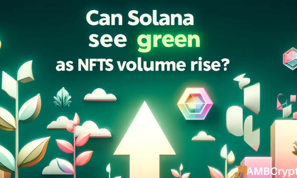 Solana NFT volumes rise: Impact on SOL’s market performance