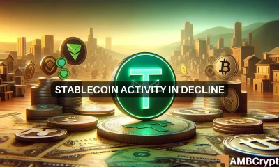 Stablecoin Slump: Market Sentiment Shifts Amidst Reduced Activity