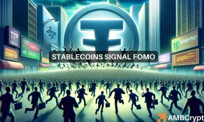 Stablecoin wallets show increased FOMO as non-crypto folks want a piece of the action