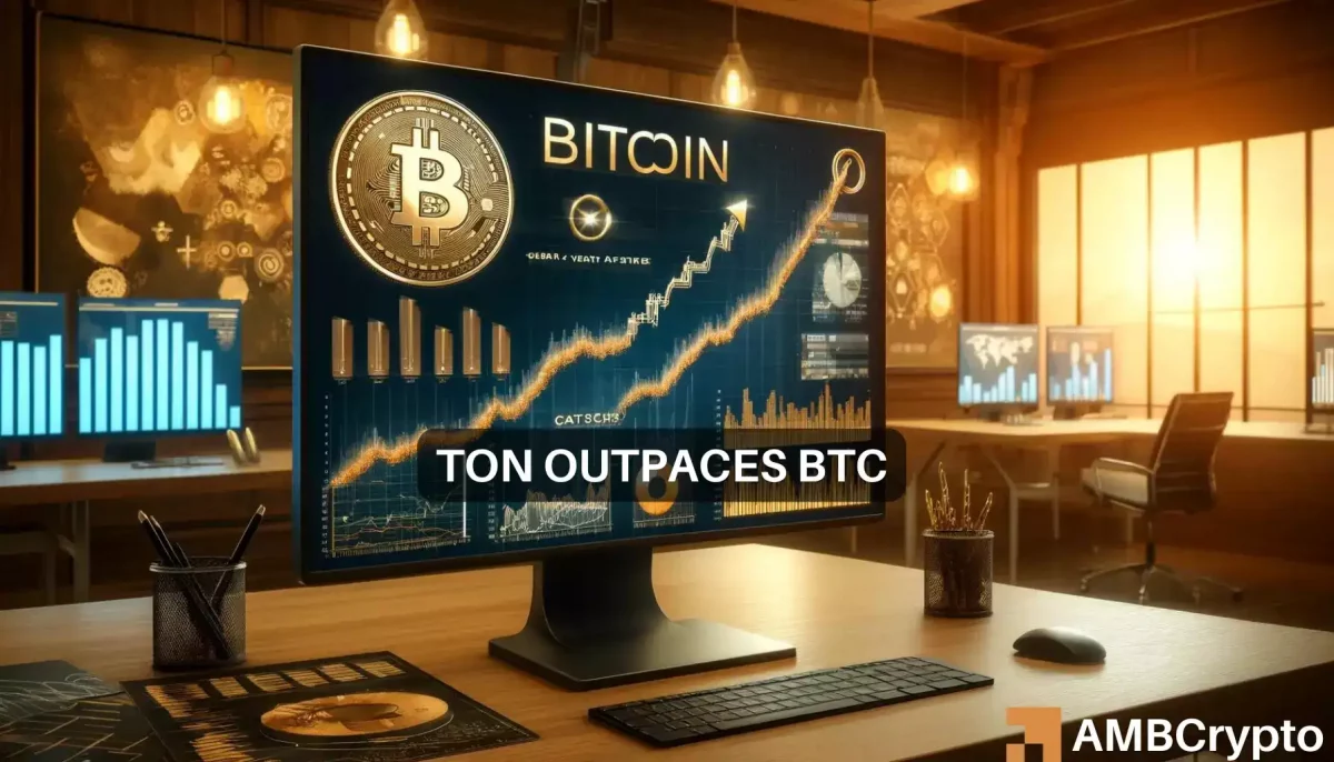 Toncoin beats Bitcoin with stunning 160% gain, but there's a catch