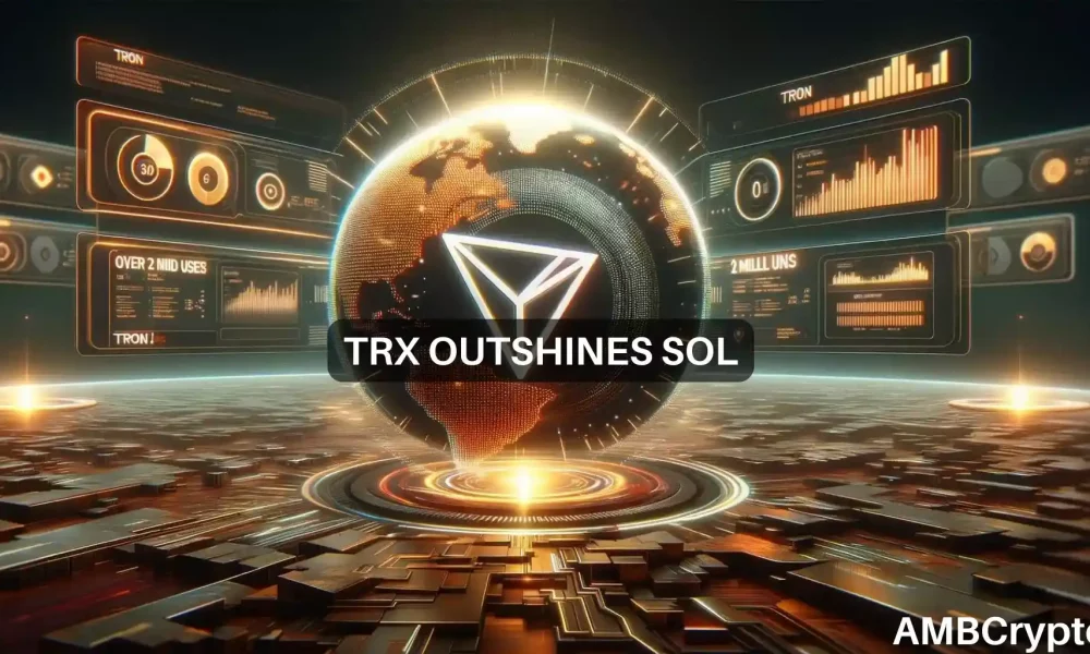 Tron vs Solana: hoe de 2 miljoen dagelijkse gebruikers van TRX met SOL worden geconfronteerd