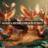 Avax meme-driven push
