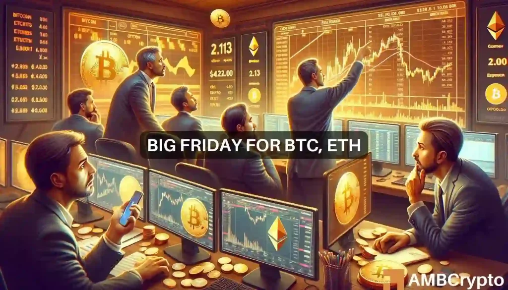 Market watch: Bitcoin, Ethereum traders on the spot with $2.13B options expiry