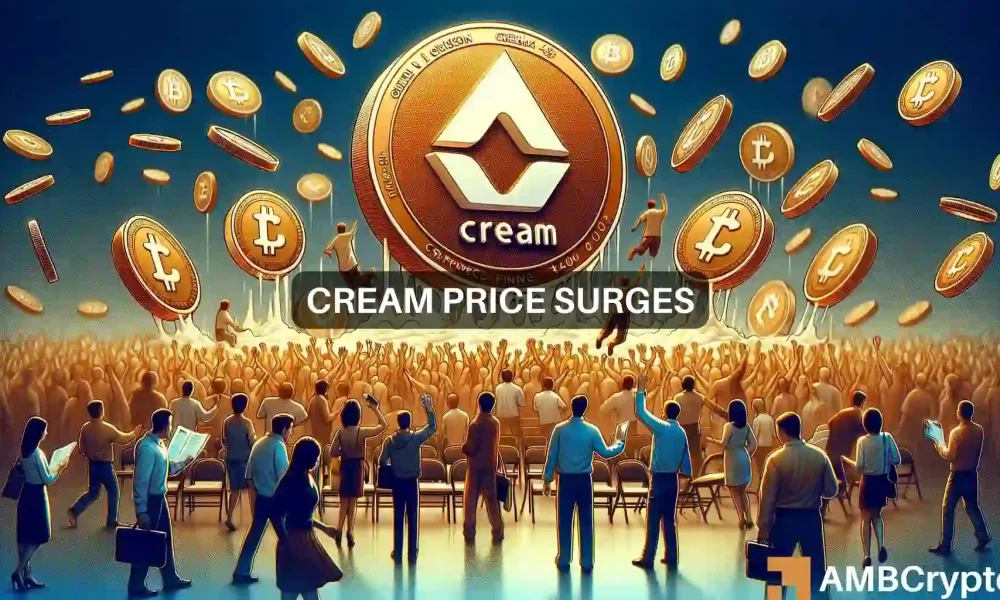 Kryptowaluty Cream Finance wzrosły o 65%: czy to nowy gorący wybór?