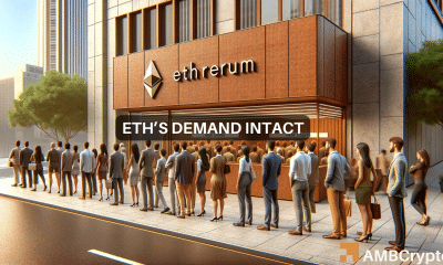 ETH demand remains intact