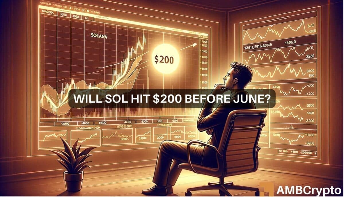 Will SOL hit $200 before June?