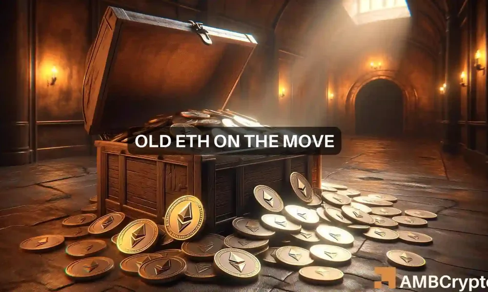 Dormant Ethereum holder moves $5.8M in ETH – Time to lock in your profits?