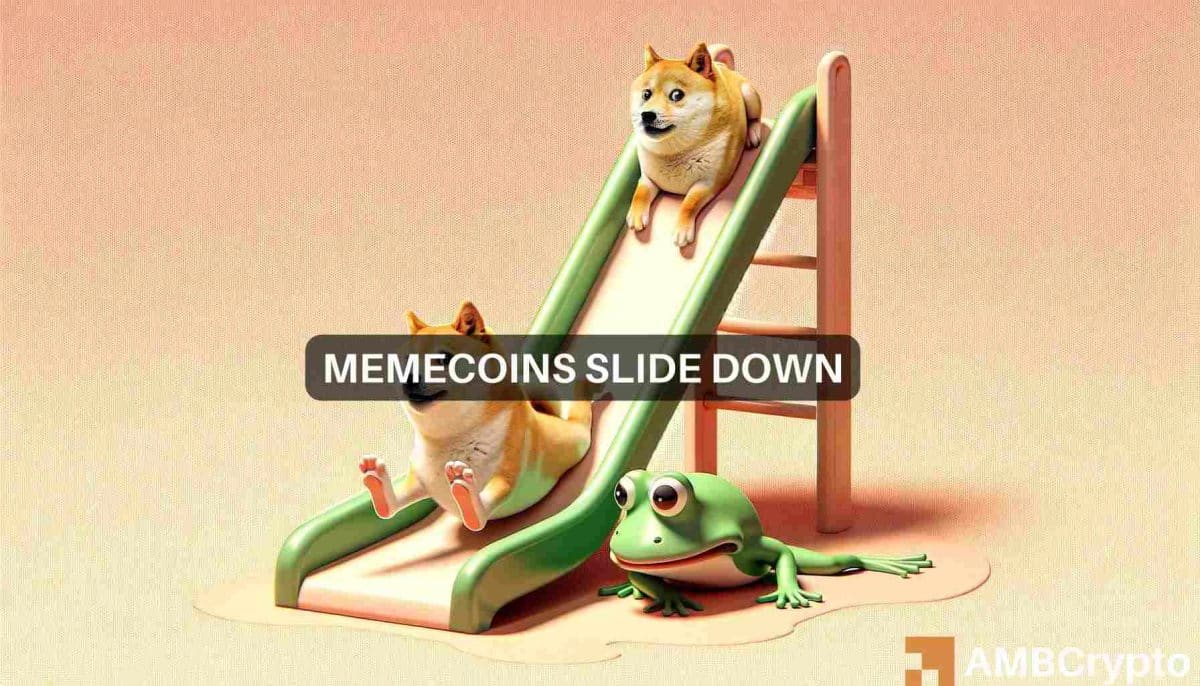 Memecoins plunge as Bitcoin crosses $64K: How are DOGE, PEPE, SHIB faring?