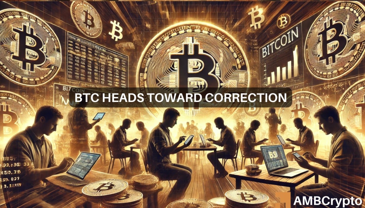 Bitcoin at risk as key on-chain metric signals correction – What now?