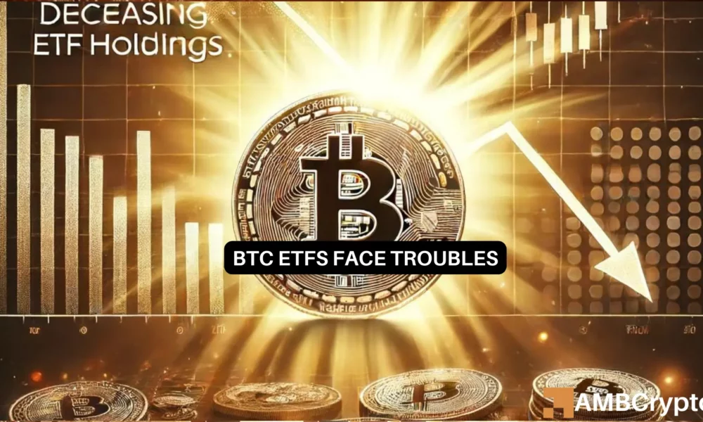 Bitcoin ETF holdings dip: What does it mean for BTC’s future?