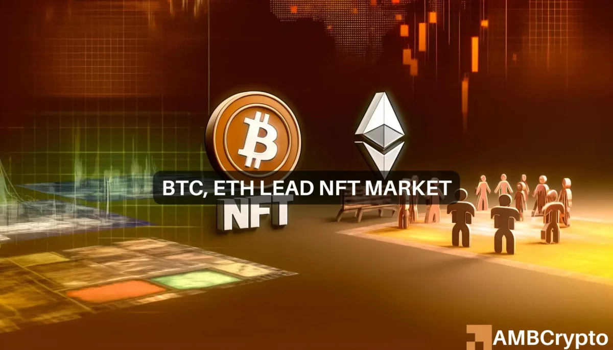 Bitcoin, Ethereum lead NFT market