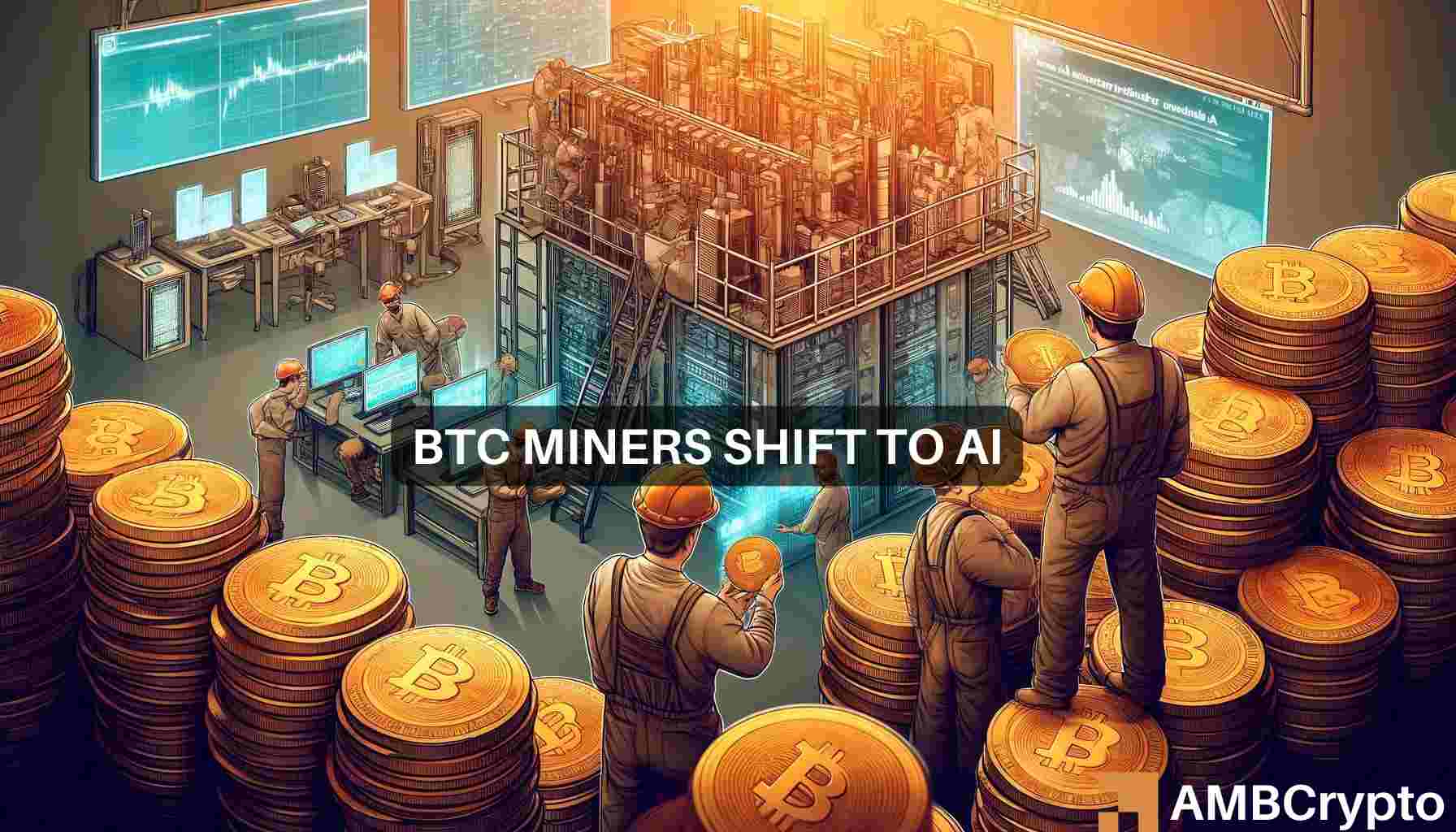 Bitcoin miners pivot to AI: New revenue stream post-halving?