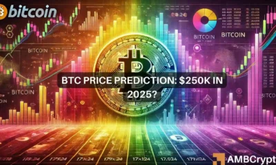 Bitcoin Rainbow Chart says BTC will reach $250K! Will the prediction come true?
