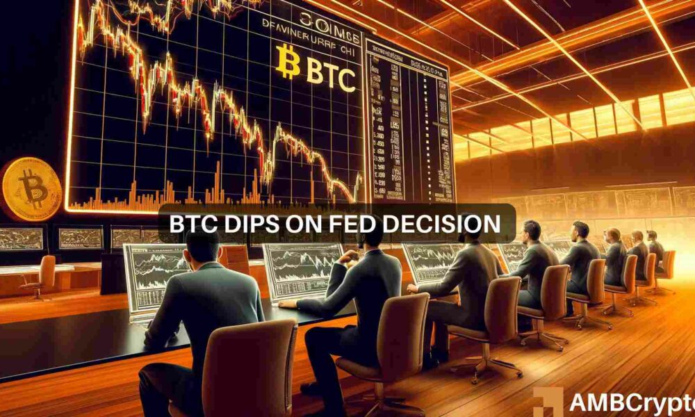 Here’s Bitcoin’s predictions as BTC drops to K ahead of FOMC
