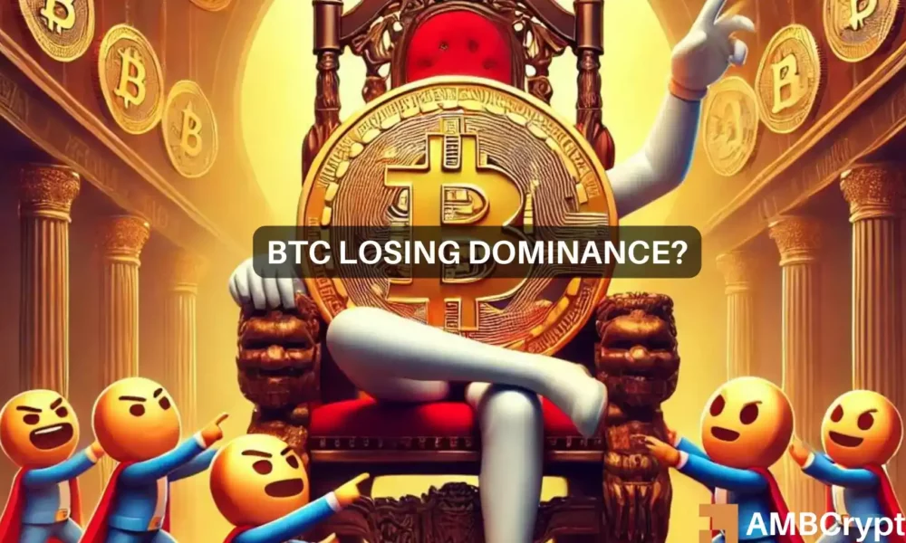 Bitcoin dominance dips to 52%: Is a market shake-up coming?