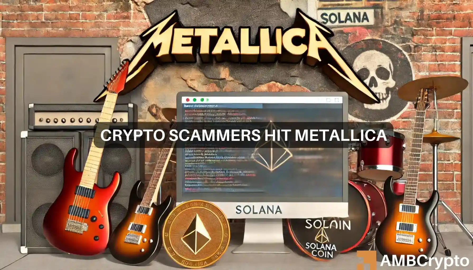 Crypto scammers hit Metallica