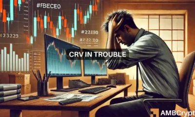 Curve [CRV] plummets 23% in 24 hours amidst founder's debt crisis