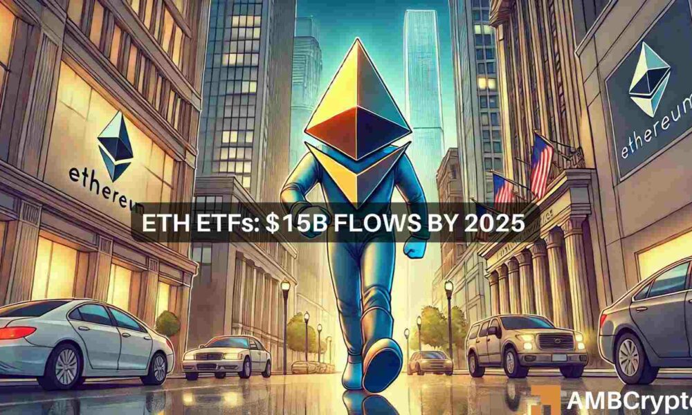 Ethereum ETF revenue could cross ‘$15 billion by 2025’ – Bitwise exec