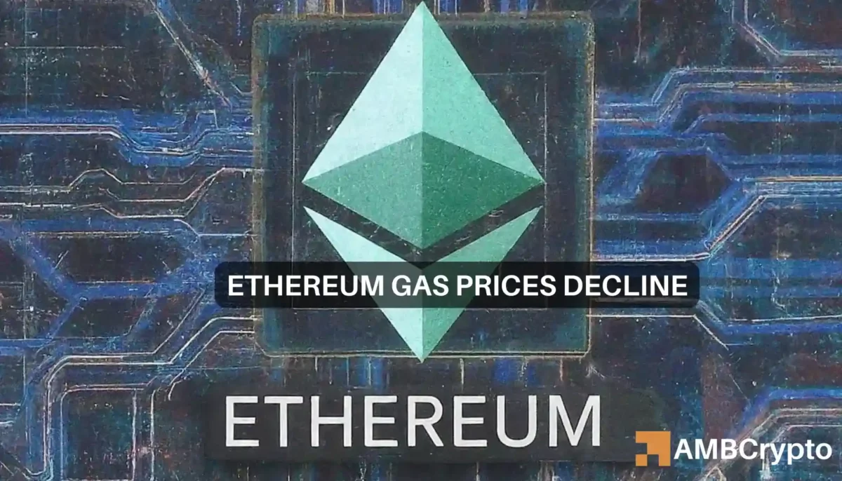 New lows for Ethereum gas usage as ETH tumbles below $3400: What now?
