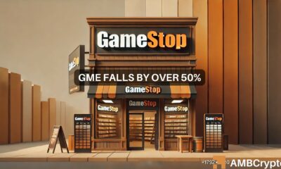 GameStop [GME] price falls 55% in 7 days, 76% down from ATH: What's next?