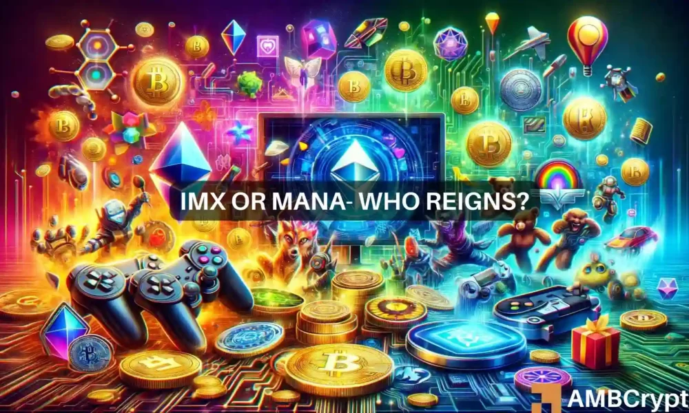 IMX vs MANA – Which gaming crypto will have a better Q3?