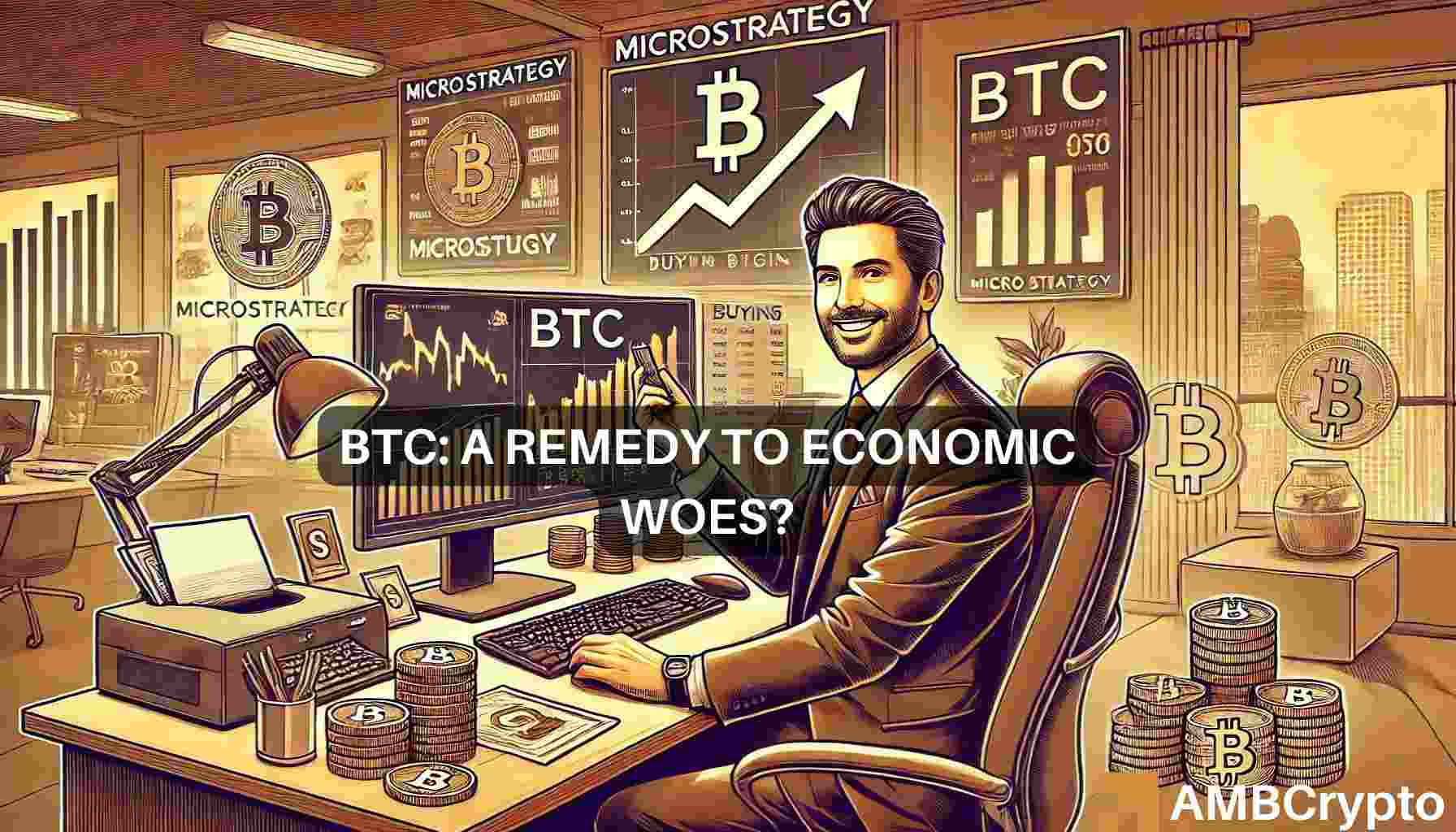 Bitcoin is the ‘cure’ to economic ill – Michael Saylor