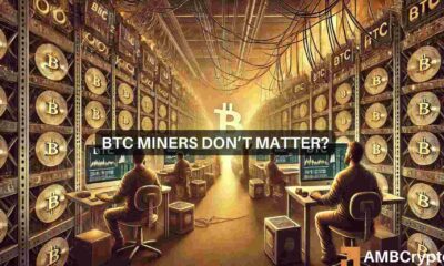 Bitcoin: 'These miners no longer matter to the price' - Analyst