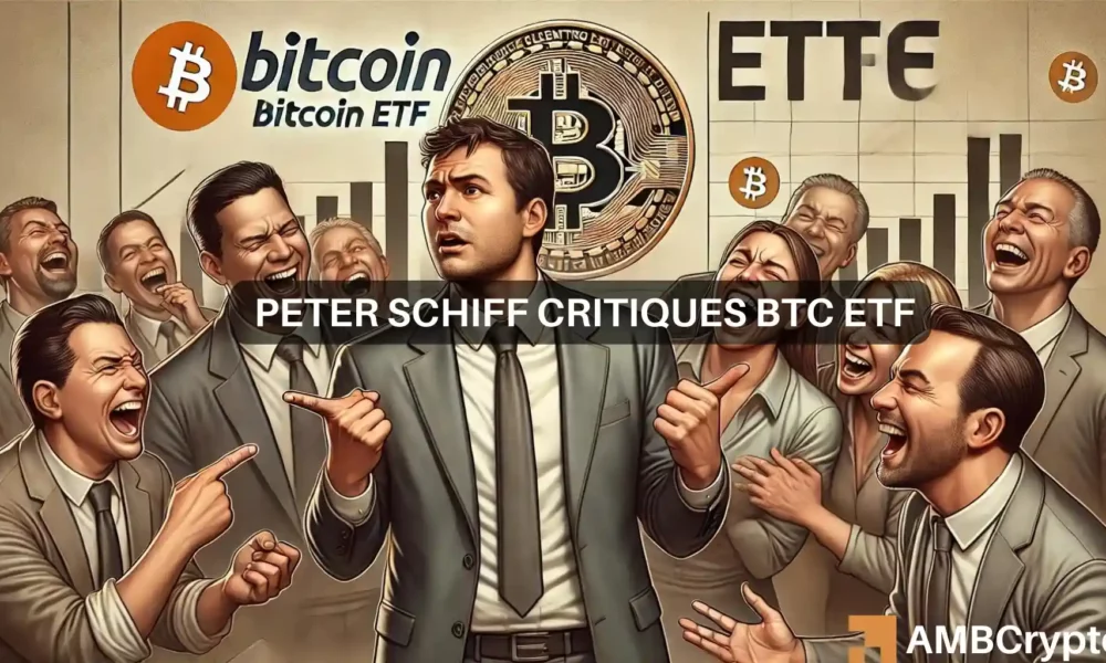 Bitcoin ETF investors are ‘20% worse off’: Peter Schiff – Is this true?