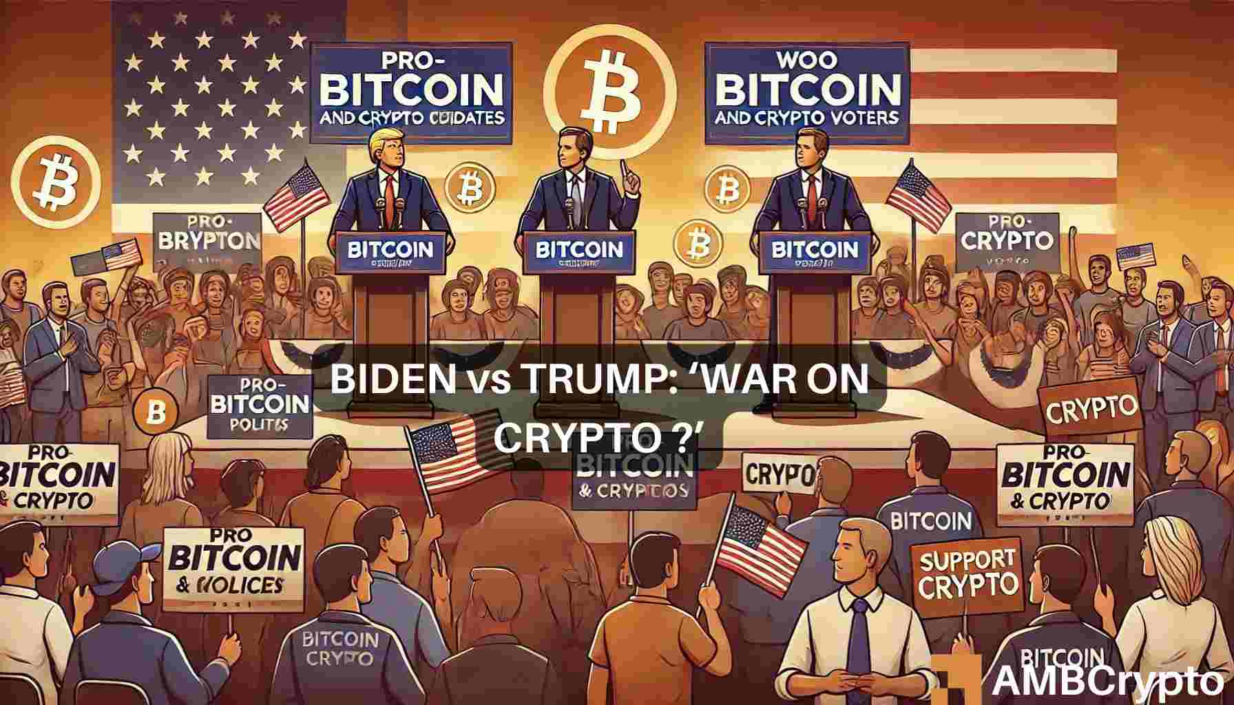 Trump takes aim at Biden’s ‘war on crypto’ – Here’s what’s happening