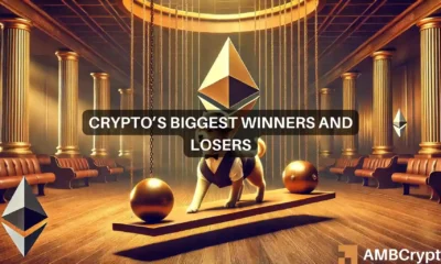 Crypto market's weekly winners and losers – LDO, ENS, WIF, NOT