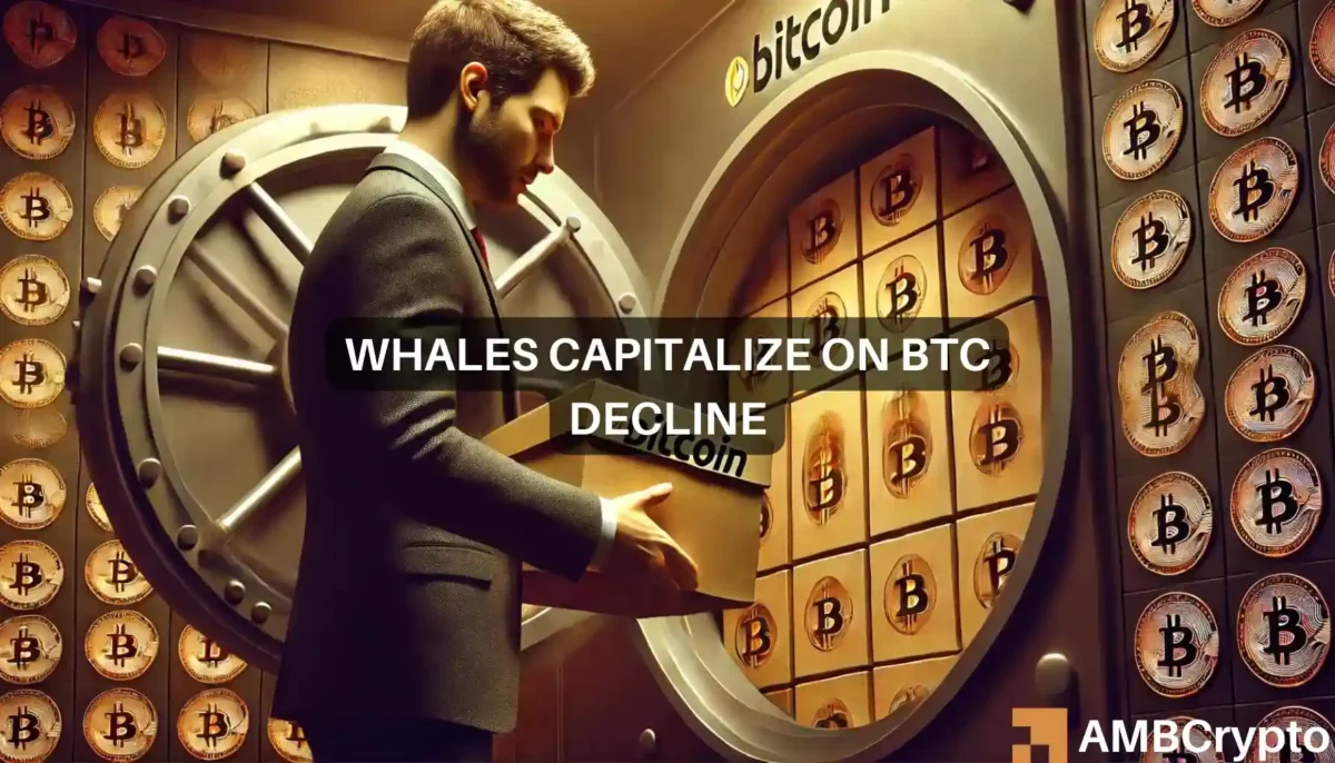 Bitcoin: Whales make risky $1.3 billion bet as BTC tumbles