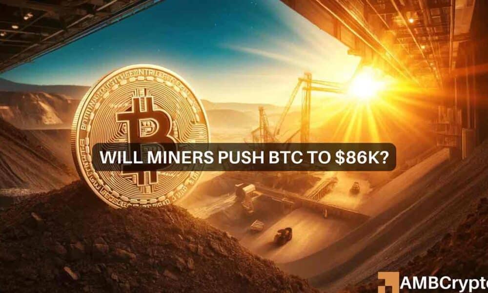 A mineração de Bitcoin ajudará o BTC a ultrapassar US$ 86 mil?  Quebre as probabilidades