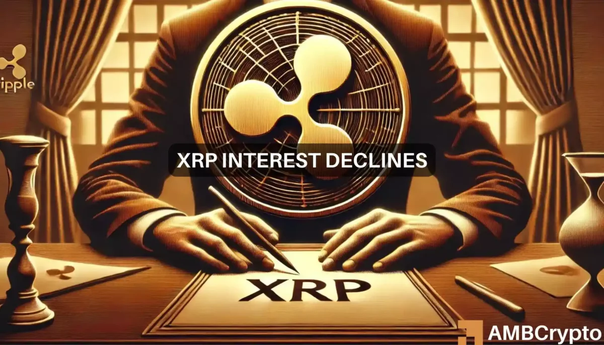 Interest in XRP wanes as price struggles continue