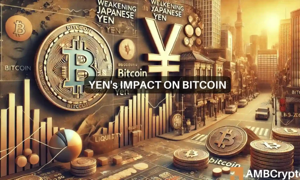 Bitcoin poised for growth as Japanese Yen hits record low