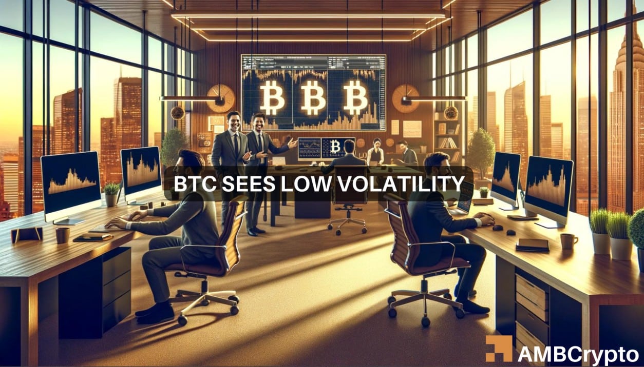 Bitcoin’s low volatility will have THIS effect on BTC prices