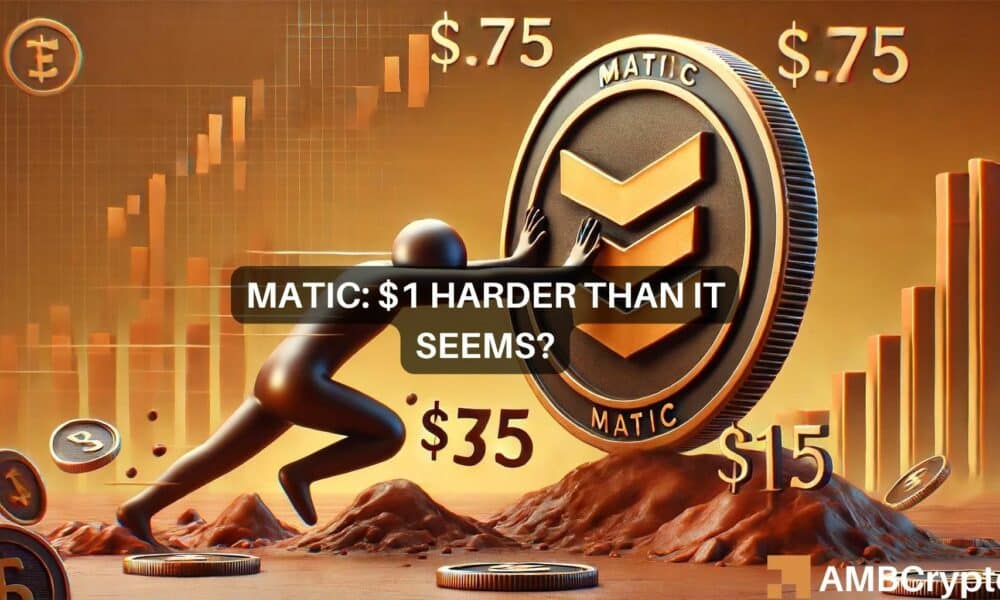 MATIC heeft moeite om voorbij de $0,75 te komen: is $1 een droom?