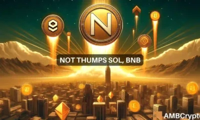 Notcoin surpasses Solana, BNB in volume